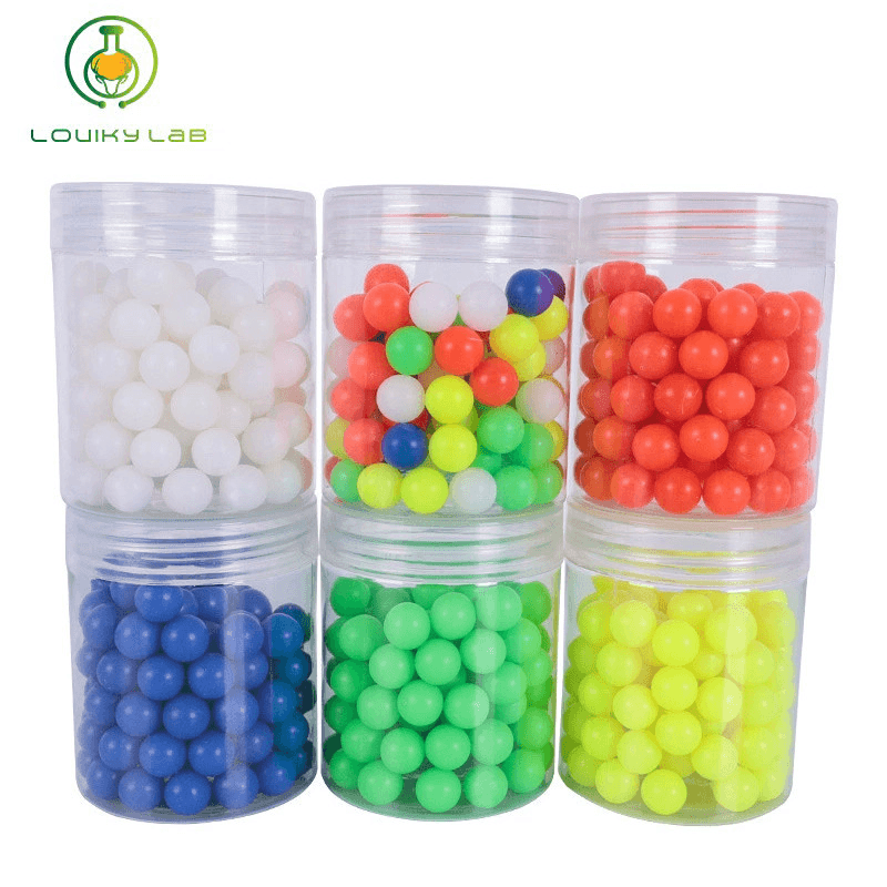 100pcs Colorful Plastic Balls 10mm Solid Ball for Elementary School Math Learning