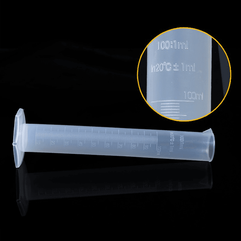 Plastic Measuring Cylinder Laboratory Test Graduated Tube 5