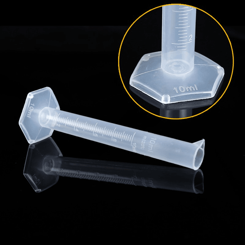 Plastic Measuring Cylinder Laboratory Test Graduated Tube 4
