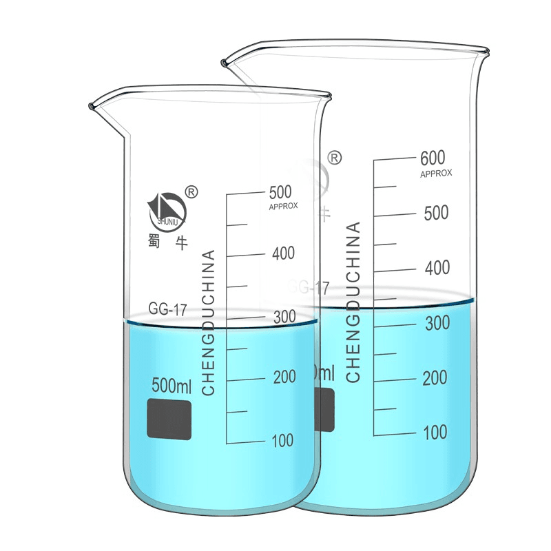 Glass Beaker High-type Borosilicate Graduated Beaker High Temperature Resistance 4