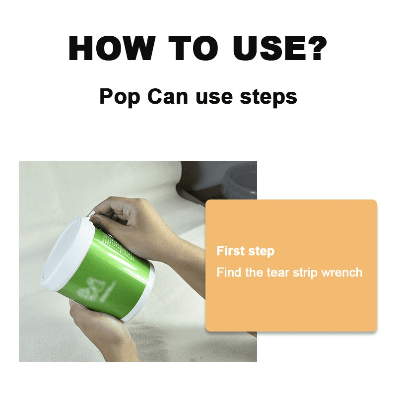 Plastic Pop Can Empty Canisters & Jars Food Grade PP Storage Can 6