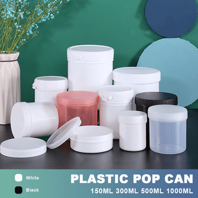 Plastic Pop Can Empty Canisters & Jars Food Grade PP Storage Can