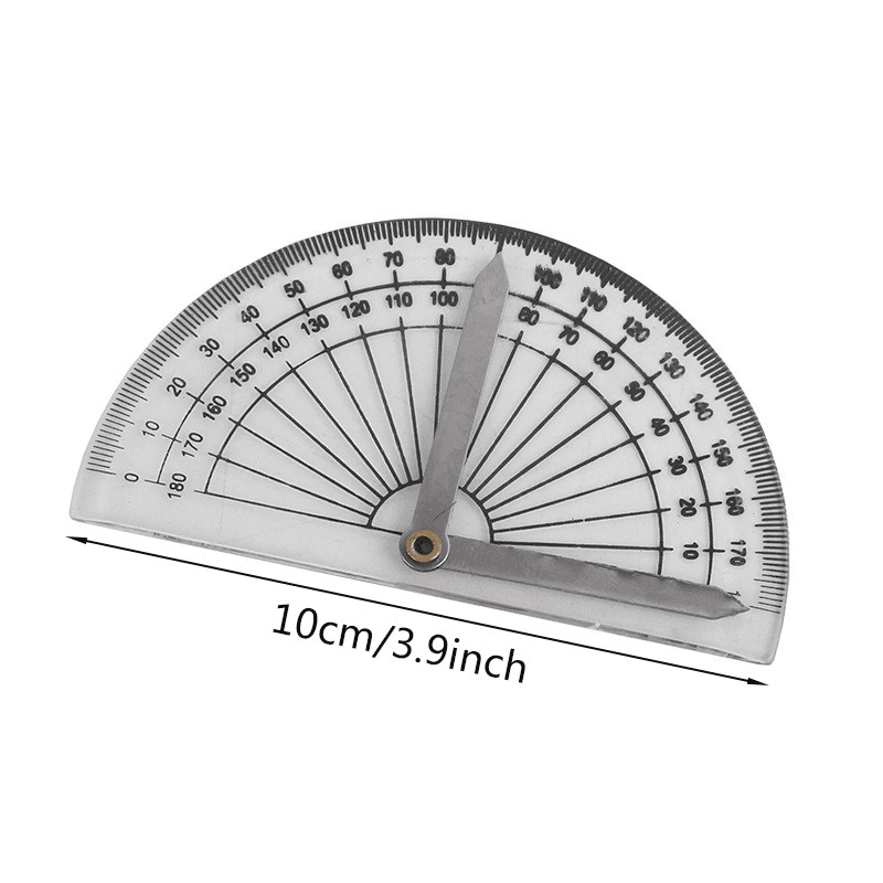 180 Protractor Ruler Mathematical Measuring Angle Ruler 2