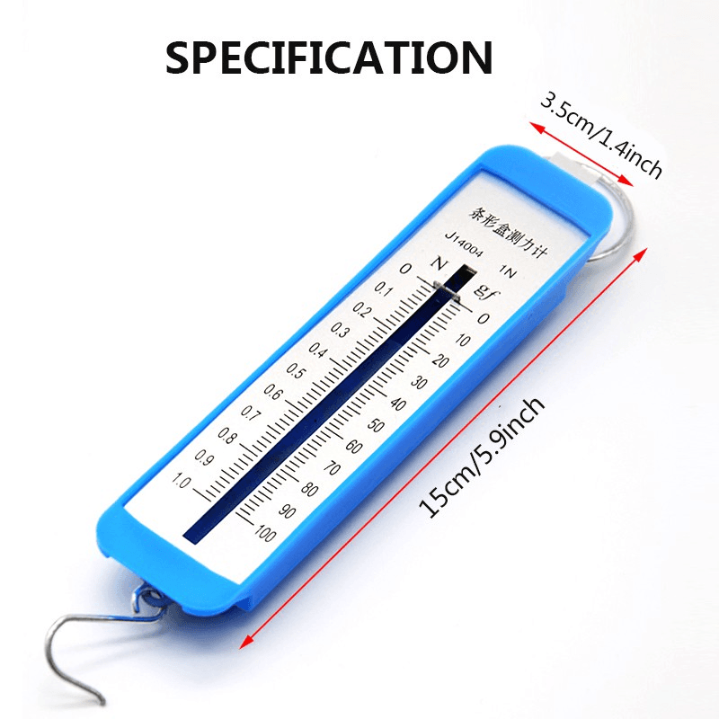 Newton Dynamometer Physics Experiment Bar Spring Force Meter Scale Balance 2