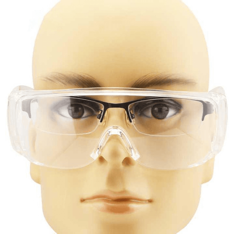 Goggles Lab Splash Proof Anti-impact Safety Goggles Plexiglass Ventilated Glasses 2
