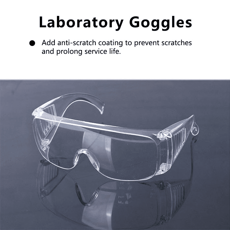 Goggles Lab Splash Proof Anti-impact Safety Goggles Plexiglass Ventilated Glasses 4