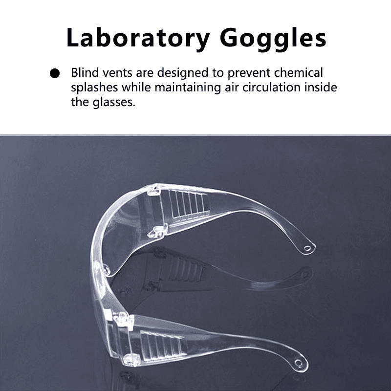 Goggles Lab Splash Proof Anti-impact Safety Goggles Plexiglass Ventilated Glasses 5