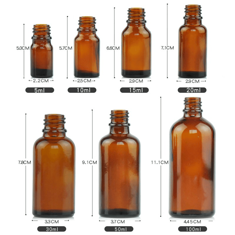 Glass Empty Bottle Essential Oil Bottle Pipette Dropper Bottle 4