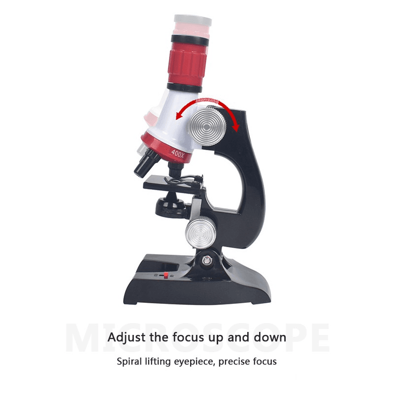 1200X/400X/100X Early Educational Science Microscope Kit for Biology Lab 4
