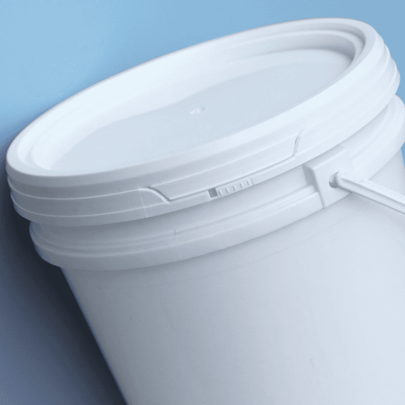 1L 2L 3L 5L Plastic Bucket with lid Food Grade PP Round Bucket with Handle Storage Bucket Paint Bucket for Home 6
