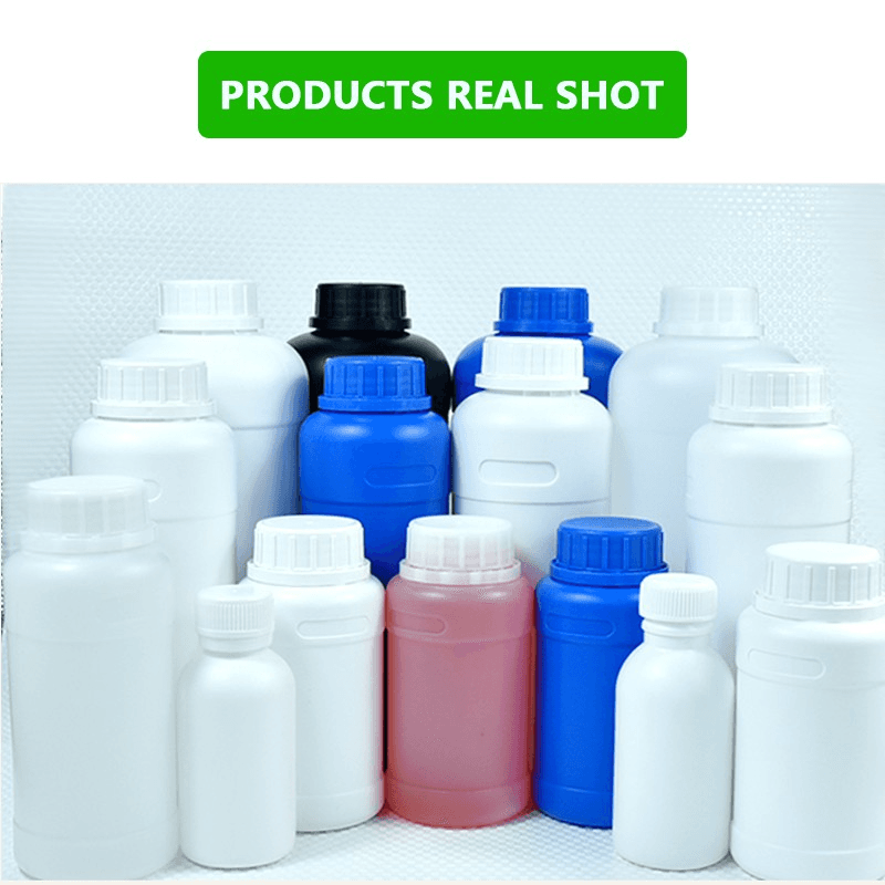 250ml HDPE Bottle with Lid White/Translucent Empty Plastic Bottle Thicken Reagent Bottle Food Grade Liquid Dispensing Bottle 7