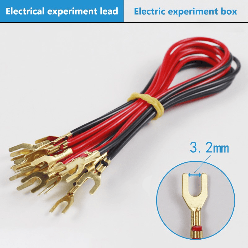 U-shaped Wire Electrical Experiment Lead Circuit Connection Copper Wire for Physics Experiment 2