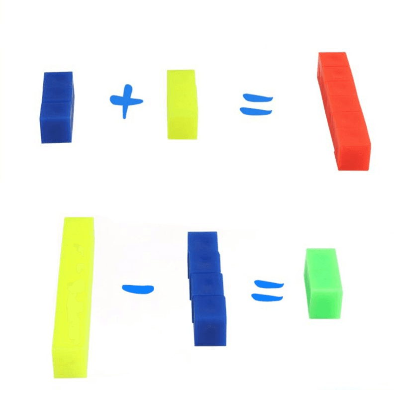 10Pcs 1cm Cube Small Colorful Building Block Math Geometry Primary School Math Teaching Aids 5